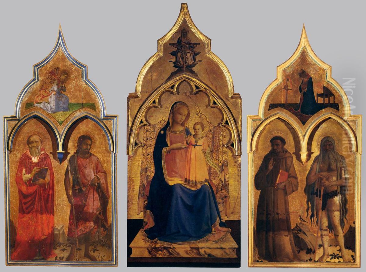 Compagnia di San Francesco Altarpiece Oil Painting by Fra Angelico