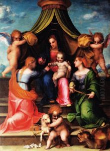 The Mystical marriageof Saint Catherine