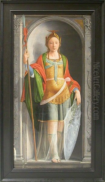 Minerva Oil Painting by Fra Bartolomeo