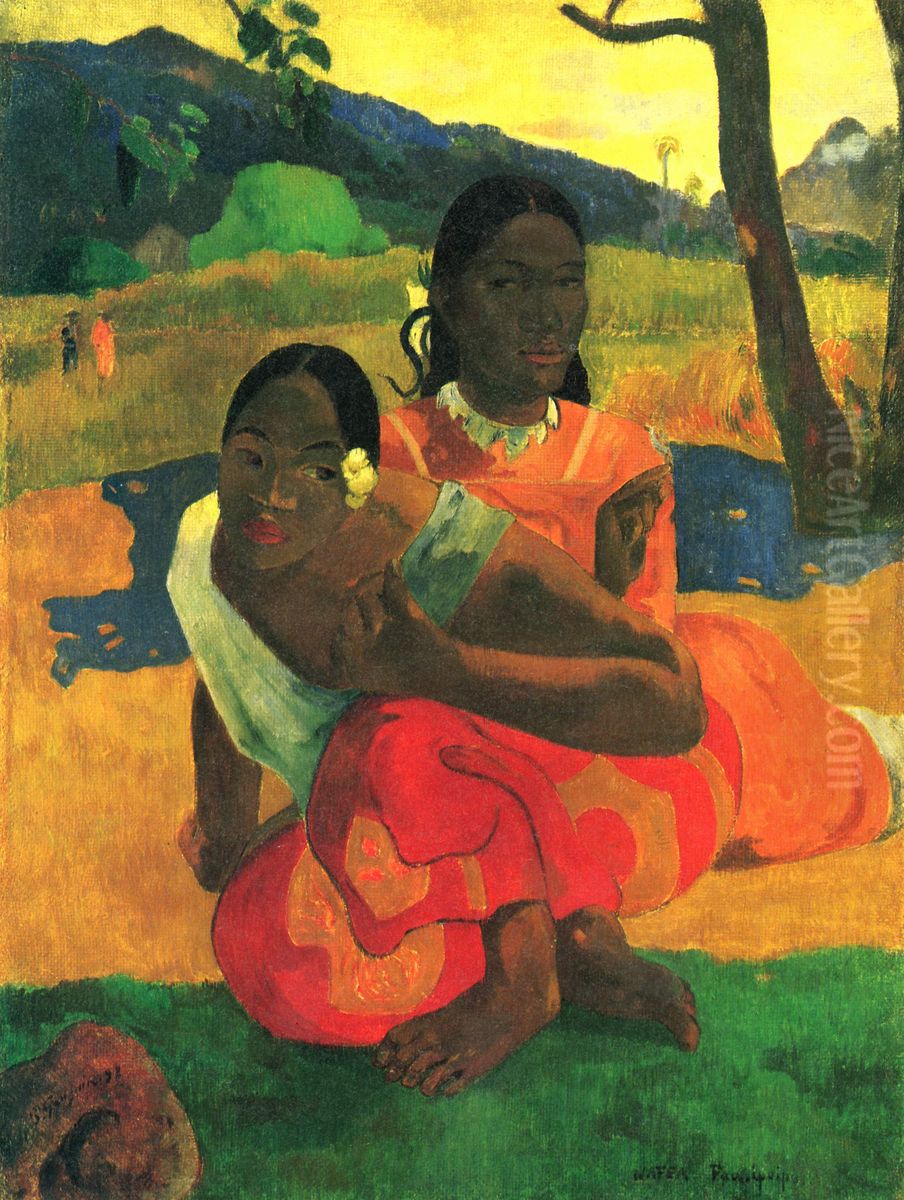 Wann heiratest du? Oil Painting by Paul Gauguin