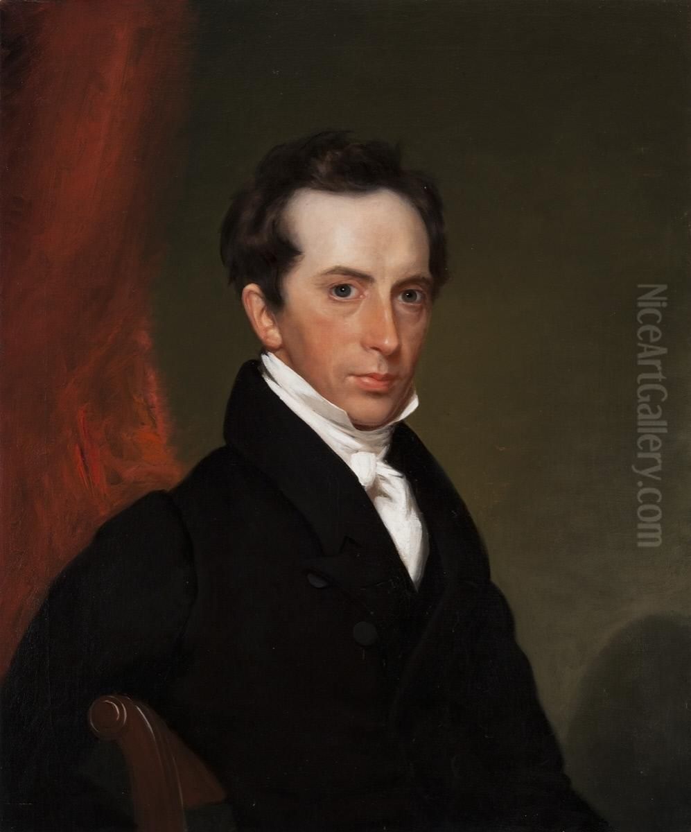 Portrait of Stephen Salisbury II Oil Painting by Chester Harding
