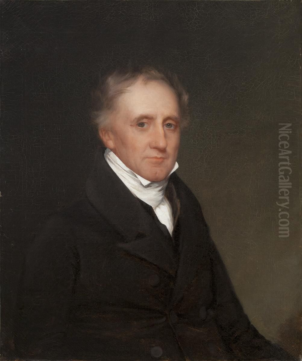 Portrait of Joshua Blake Oil Painting by Chester Harding