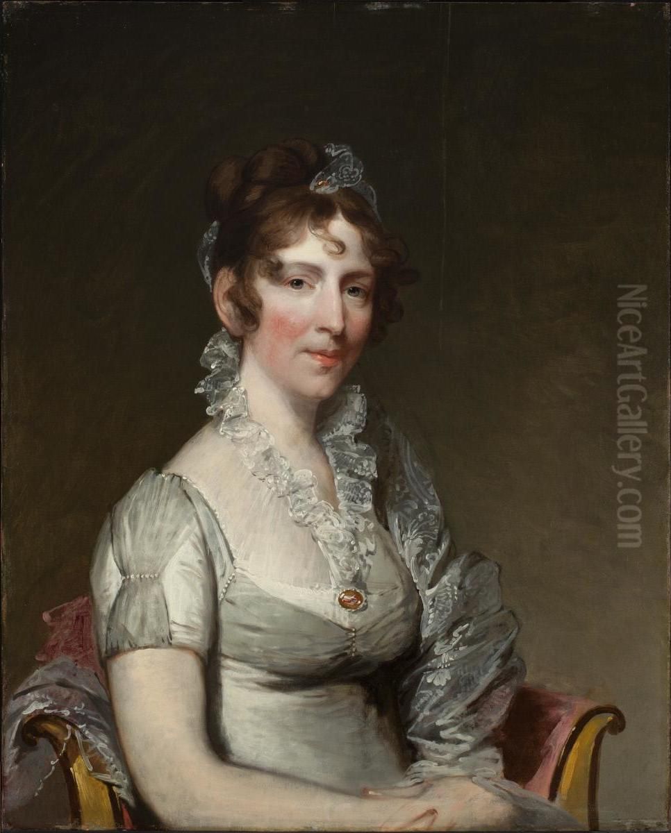 Portrait of Elizabeth Tuckerman Salisbury Oil Painting by Gilbert Stuart