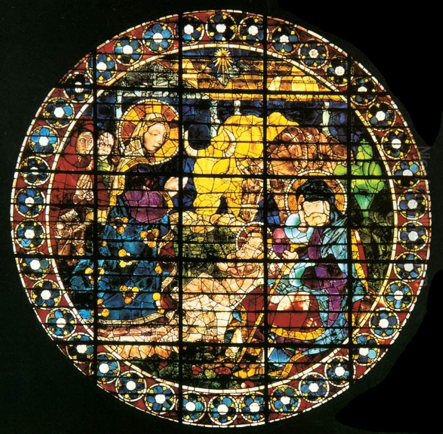 The Nativity Oil Painting by Paolo Uccello
