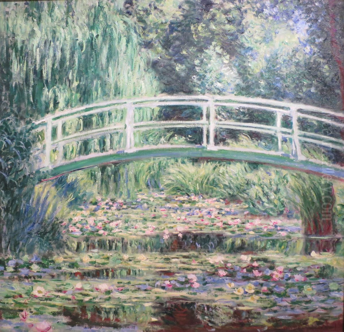 White Water Lilies Oil Painting by Claude Oscar Monet