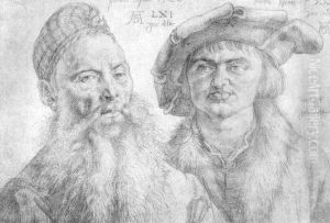 Portrat des Paul Topler und des Martin Pfinzig