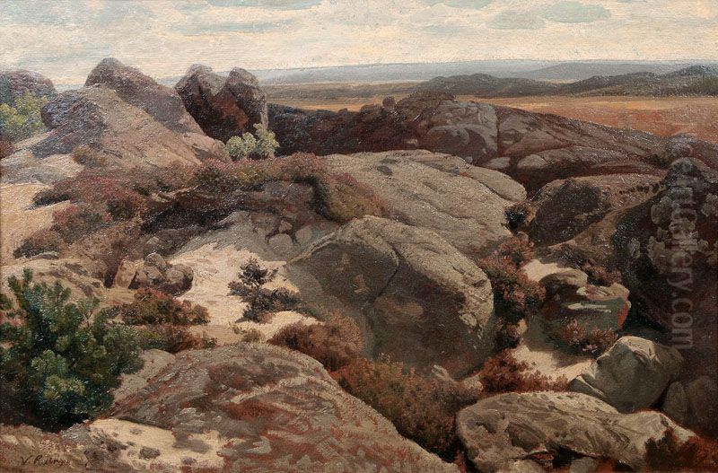 Aus dem Harz Oil Painting by Valentin Ruths