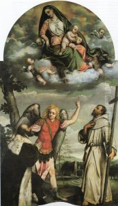 Madonna col bambino e santi