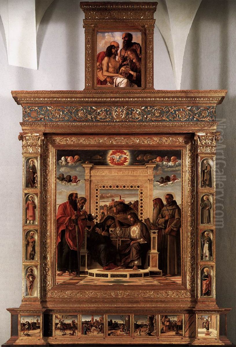 Pesaro Altarpiece Oil Painting by Giovanni Bellini