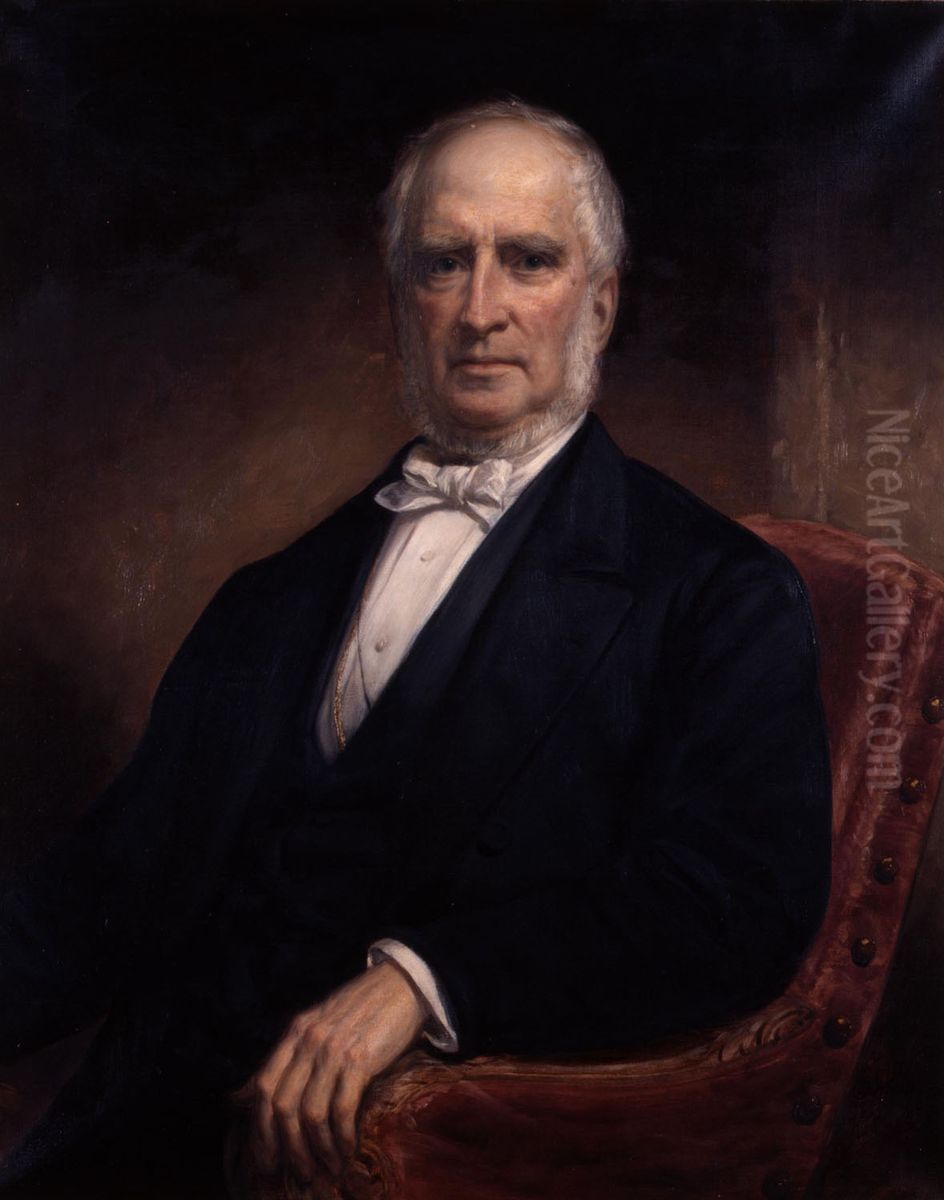 Portrait of Stephen Salisbury II Oil Painting by Daniel Huntington