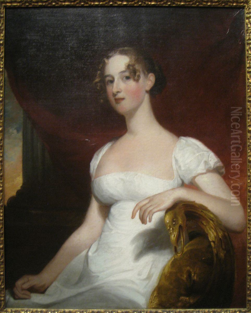 Margaret Siddons, Mrs. Benjamin Kintzing Oil Painting by Thomas Sully