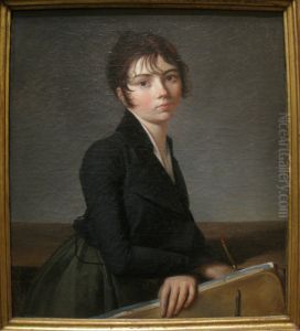 Girl with Portfolio