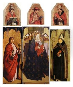 Polyptych of the doctors of the Church