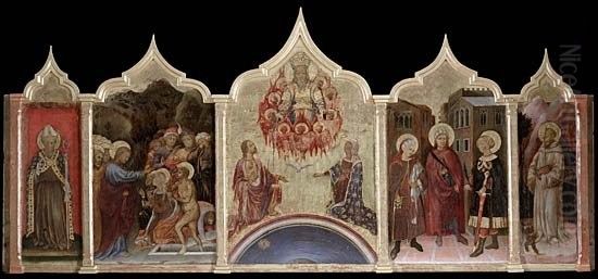Polyptych of Intercession Oil Painting by Gentile Da Fabriano