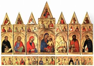 Altarretabel von Pisa, Szene: Madonna mit Heiligen