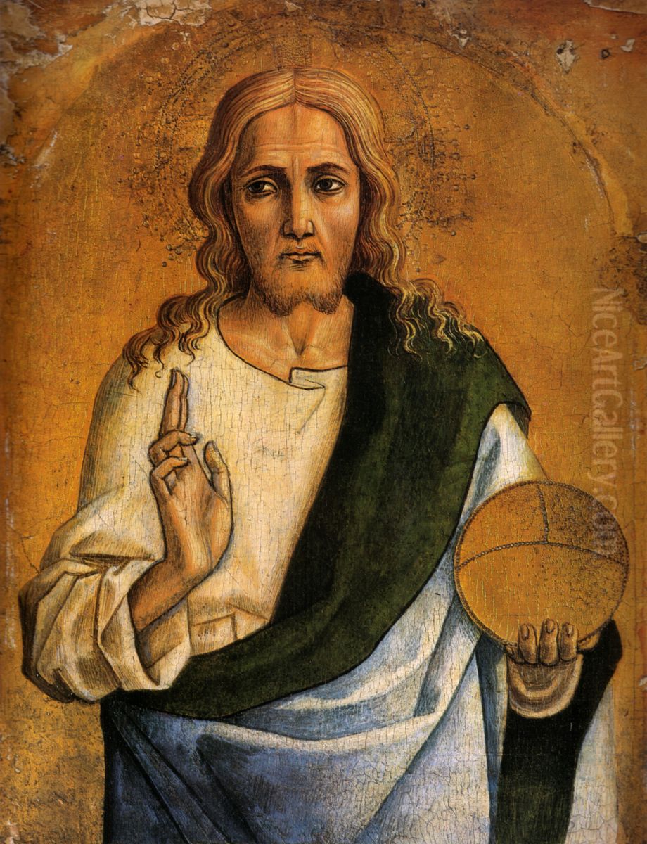 Salvator Mundi Oil Painting by Carlo Crivelli