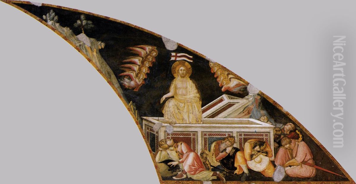 The Resurrection Oil Painting by Pietro Lorenzetti