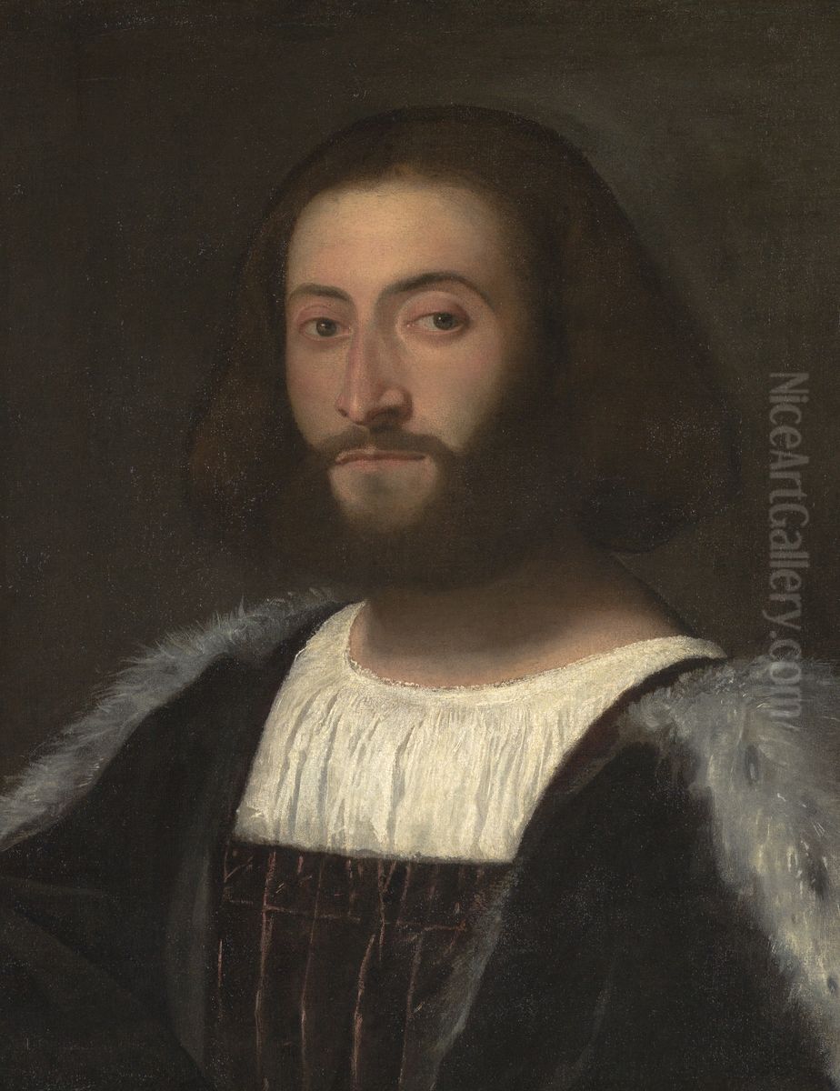 Portrait of a Man Oil Painting by Titian