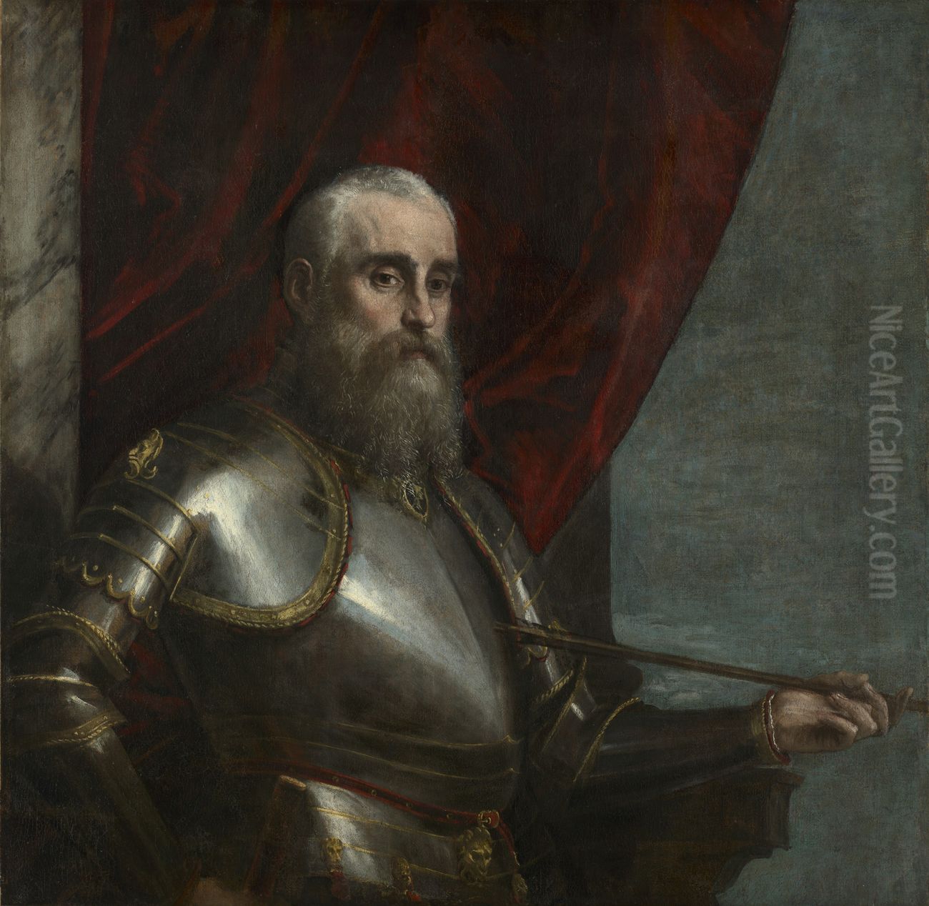 Portrait of Agostino Barbarigo Oil Painting by Paolo Veronese (Caliari)