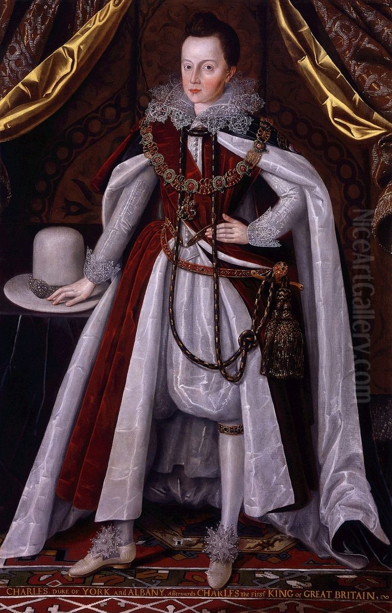 Ritratto di Carlo duca di York e Albany Oil Painting by Robert Peake