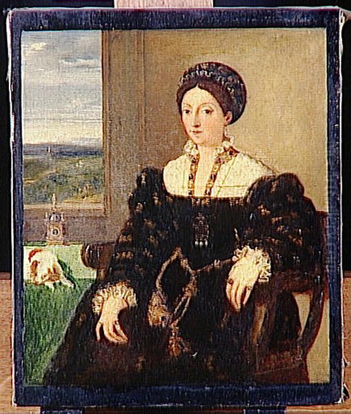 Eleonora Gonzaga, Duchess of Urbino Oil Painting by Gustave Moreau