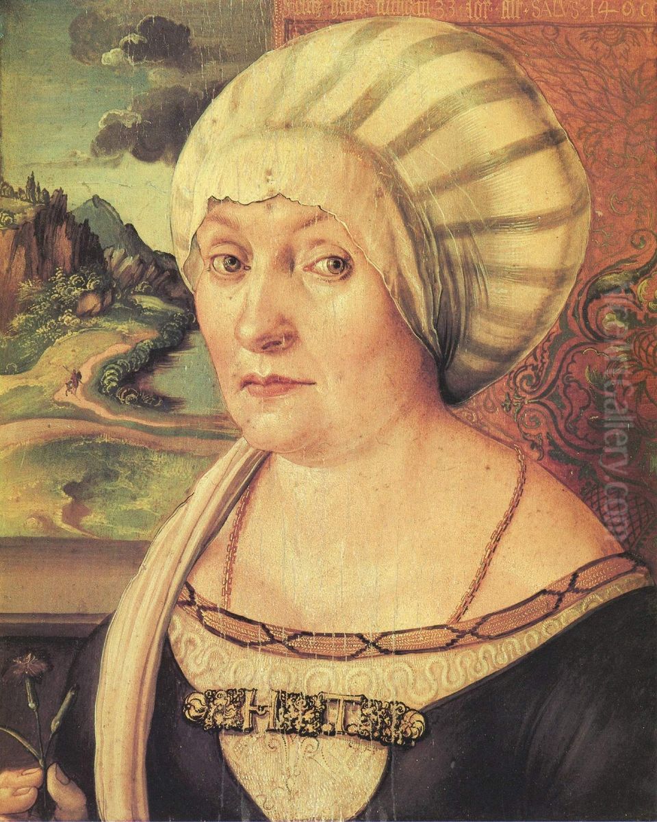 Portrait of Felicitas Tucher Oil Painting by Albrecht Durer