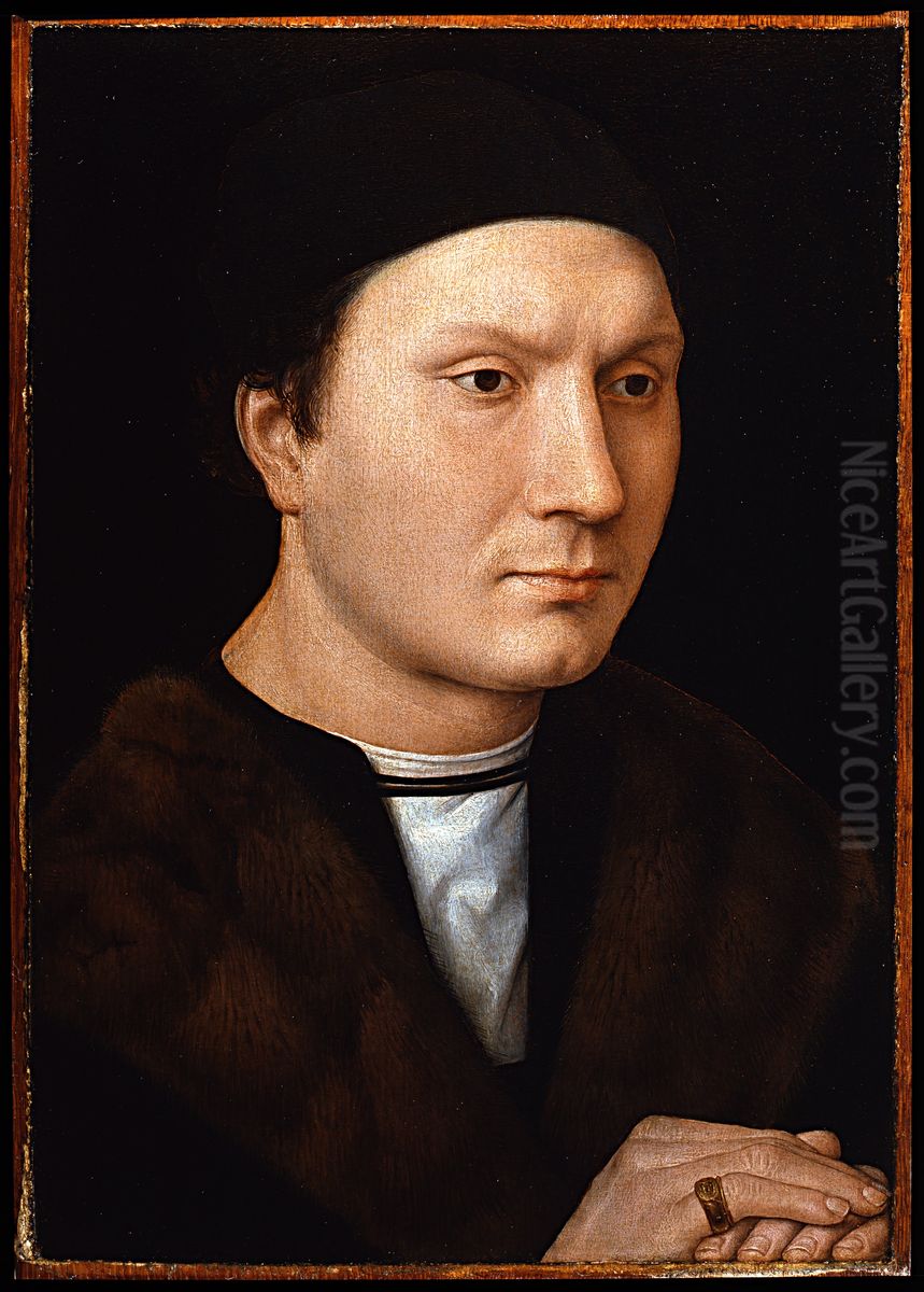 L'uomo ignoto Oil Painting by (manner of) Memling, Hans