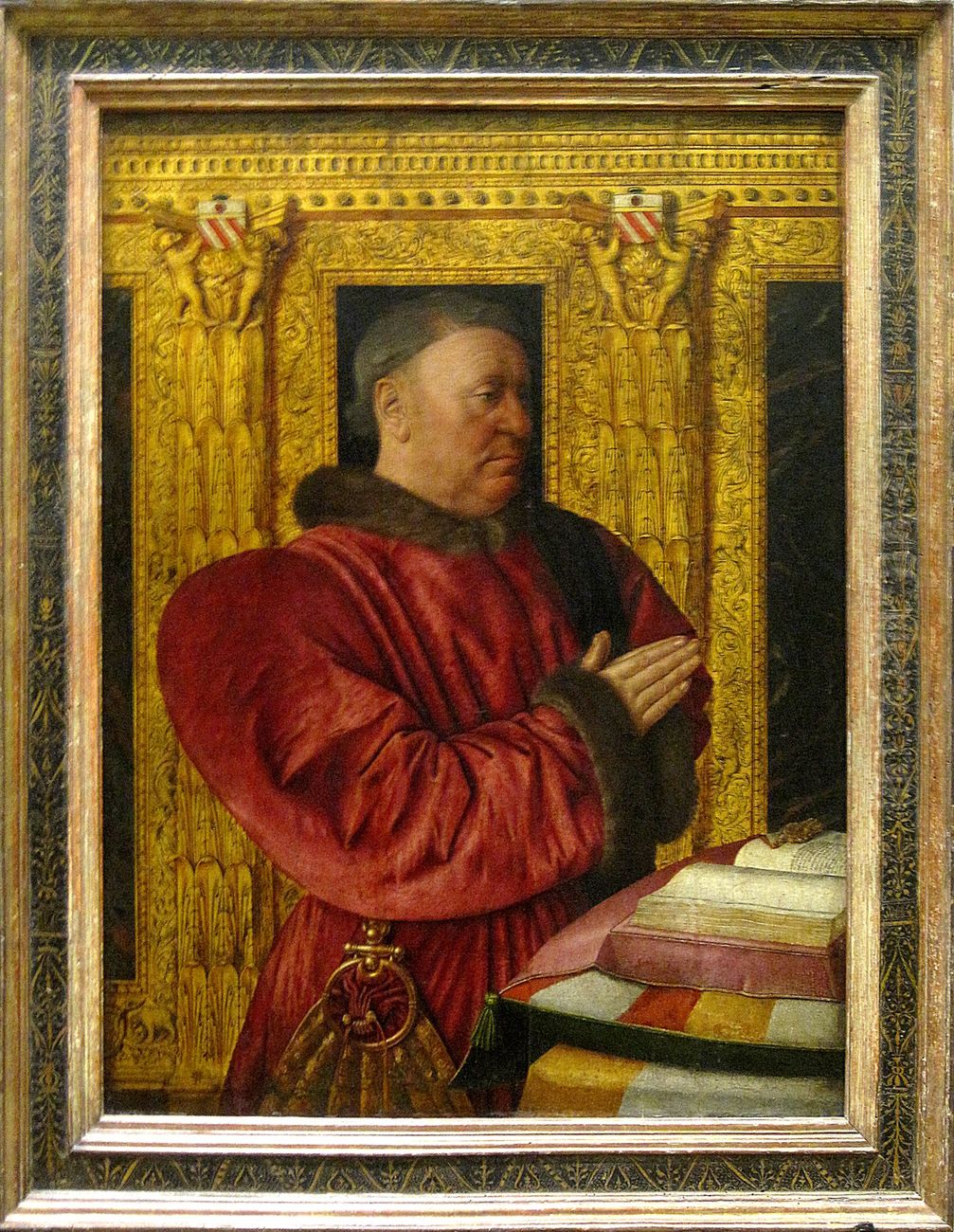 Portrait of Guillaume Jouvenel des Ursins (1401-1472) Oil Painting by Jean Fouquet