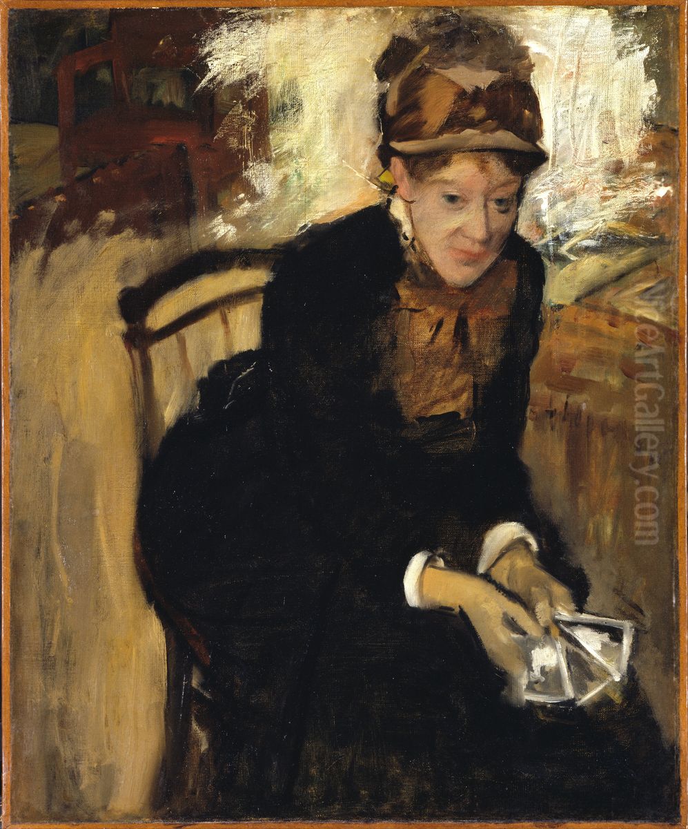 Mary Cassatt Oil Painting by Edgar Degas