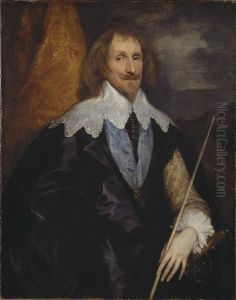 Portrait of Philip Herbert, 4th Earl of Pembroke, 1st Earl of Montgomery (1584-1650) al Lord Chamberlain