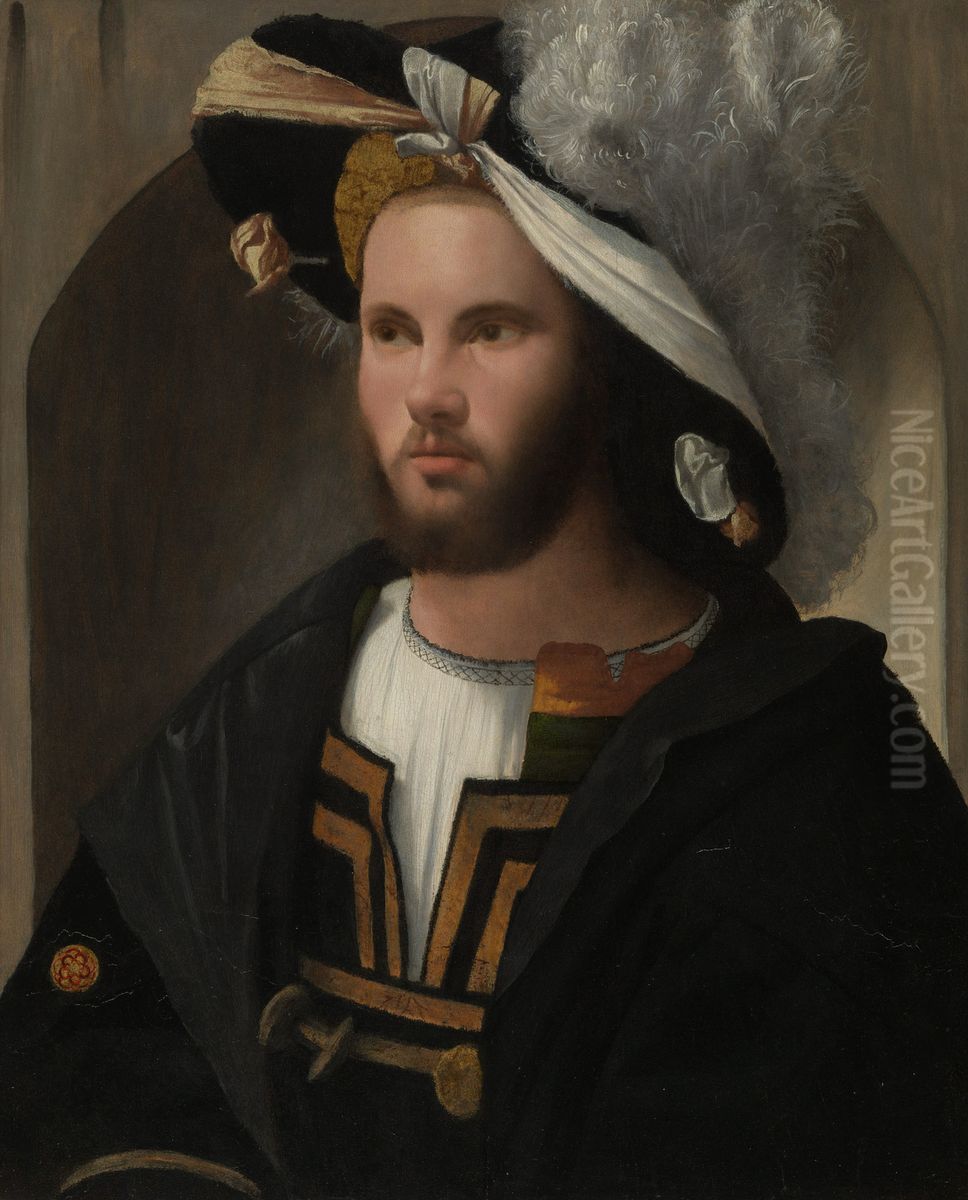 Portrait of a Man Oil Painting by Gerolamo Romanino