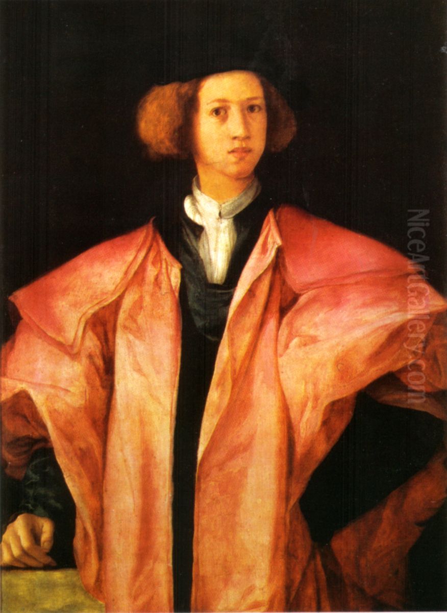 Portrait of a Young Man Oil Painting by Pontormo