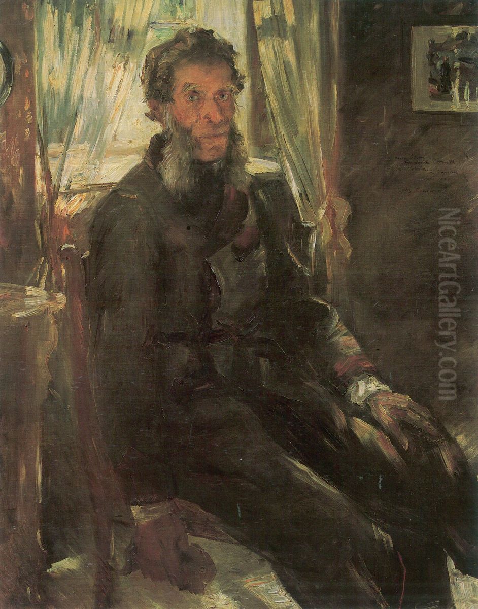 Portrait of Ohm Friedrich Corinth Oil Painting by Lovis (Franz Heinrich Louis) Corinth