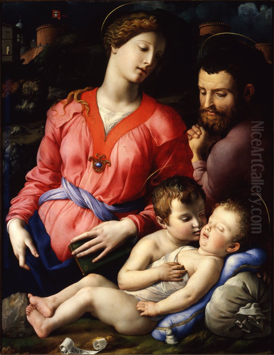 Sacra famiglia Panciatichi or Madonna Panciatichi Oil Painting by Bronzino