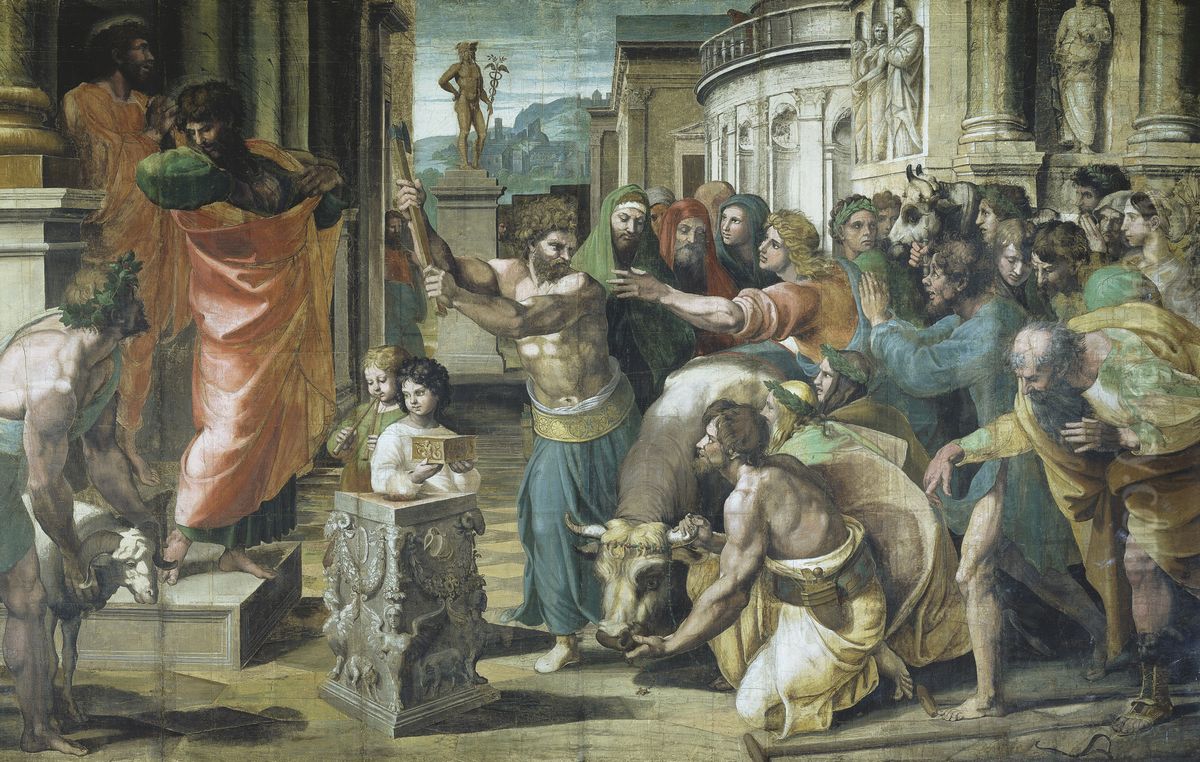 8-18) Oil Painting by Raphael