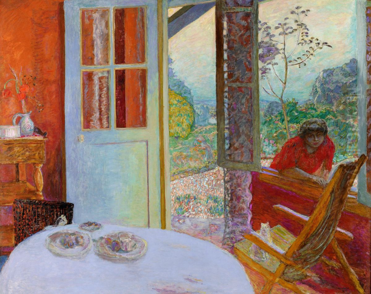 Dining Room in the Country Oil Painting by Pierre Bonnard