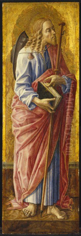 Saint James Major, part of an altarpiece Oil Painting by Carlo Crivelli