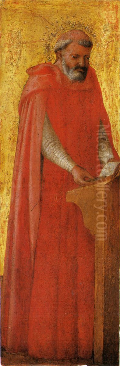 Saint Jerome Oil Painting by Masaccio