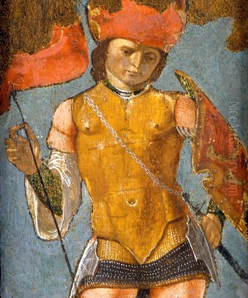 Archangel Michael Oil Painting by Ercole de' Roberti