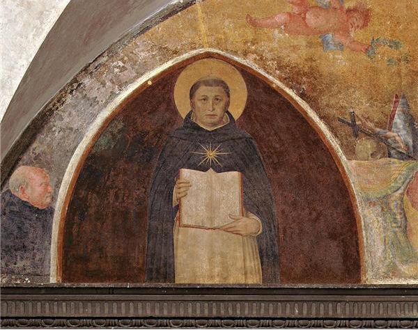 Saint Thomas Aquinas Oil Painting by Fra Angelico