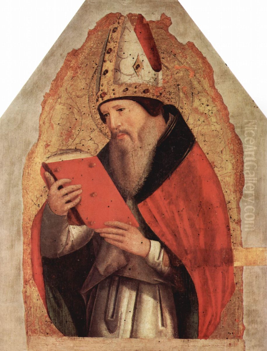 Saint Augustine Oil Painting by Antonello da Messina
