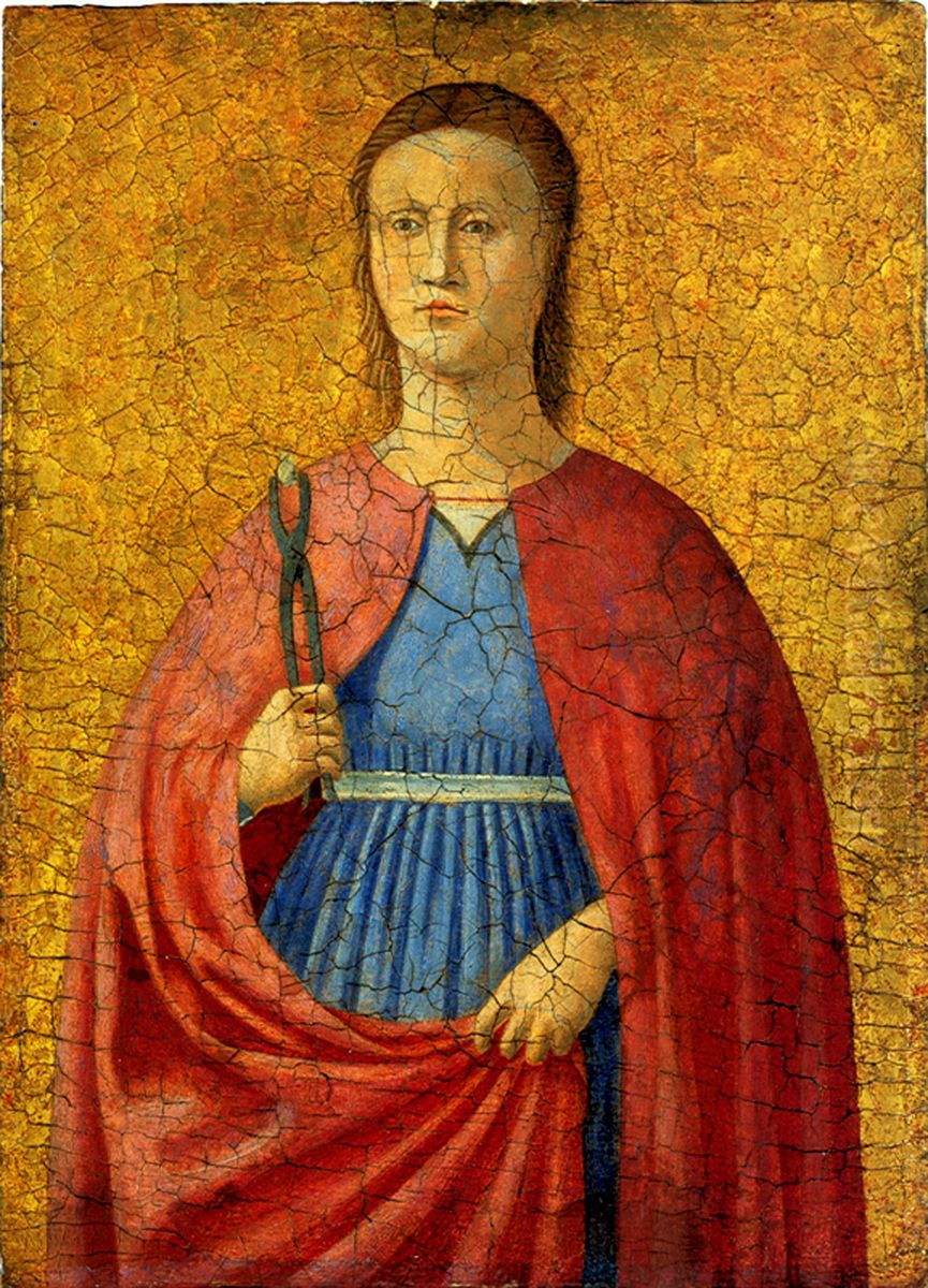 Saint Apollonia Oil Painting by Piero della Francesca