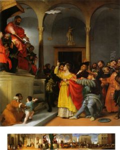 St Lucy before the Judge
