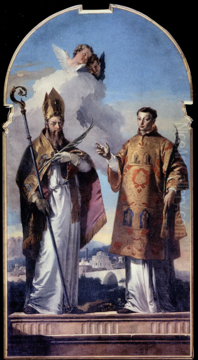 Saints Hermagoras and Fortunatus Oil Painting by Giovanni Battista Tiepolo