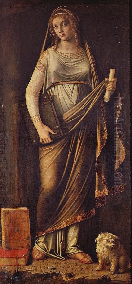 A Sibyl Oil Painting by Vittore Carpaccio