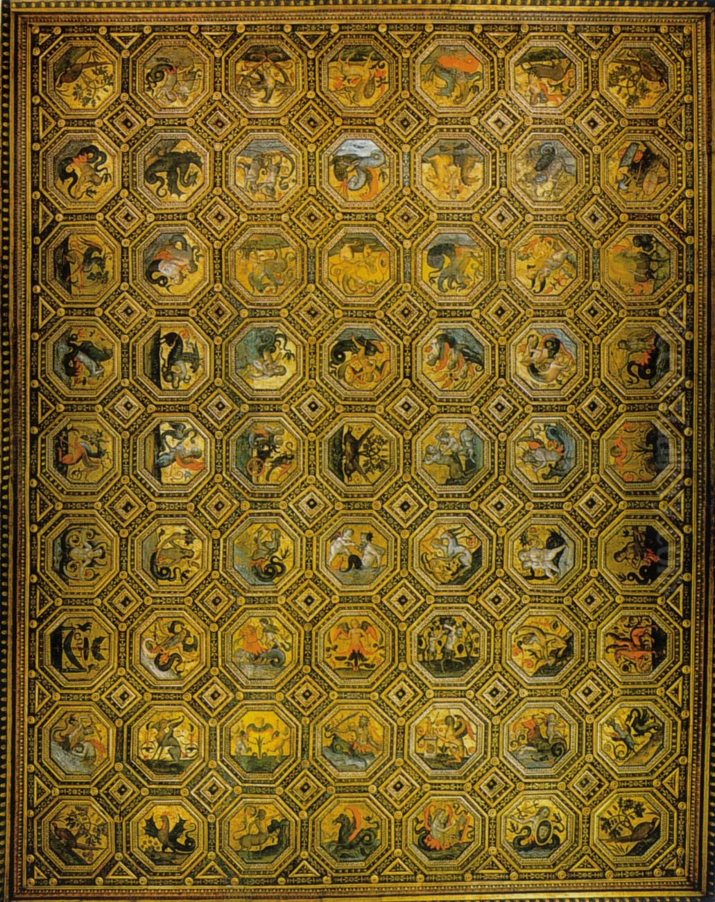 Semi-Gods Ceiling Oil Painting by Pinturicchio