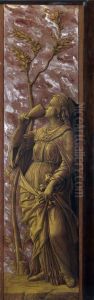 A Woman Drinking