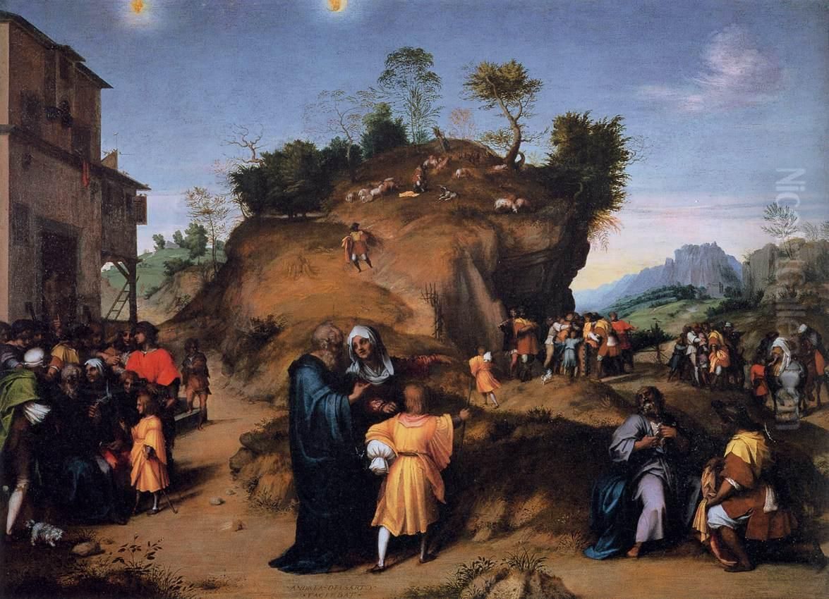 Stories of Joseph Oil Painting by Andrea Del Sarto