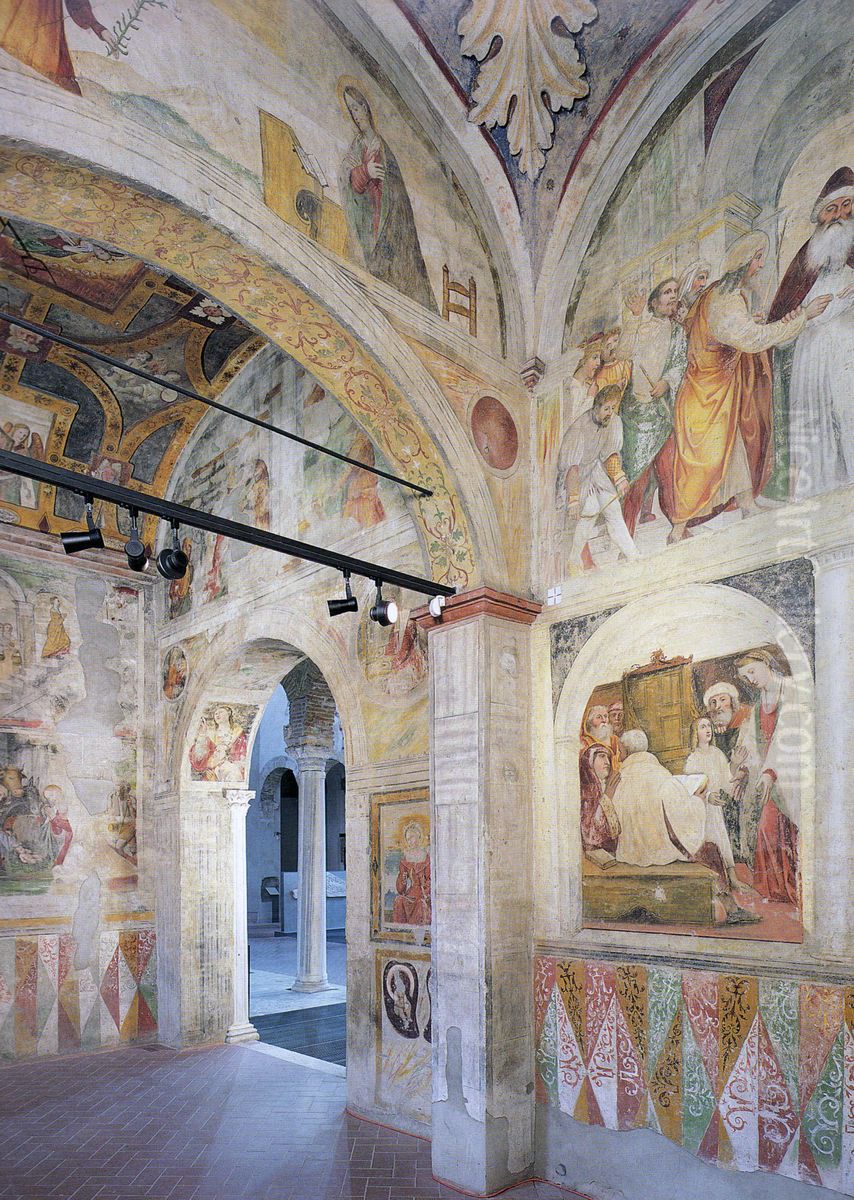 Chapel of the Virgin in San Salvatore Oil Painting by Paolo da Caylina il Giovane