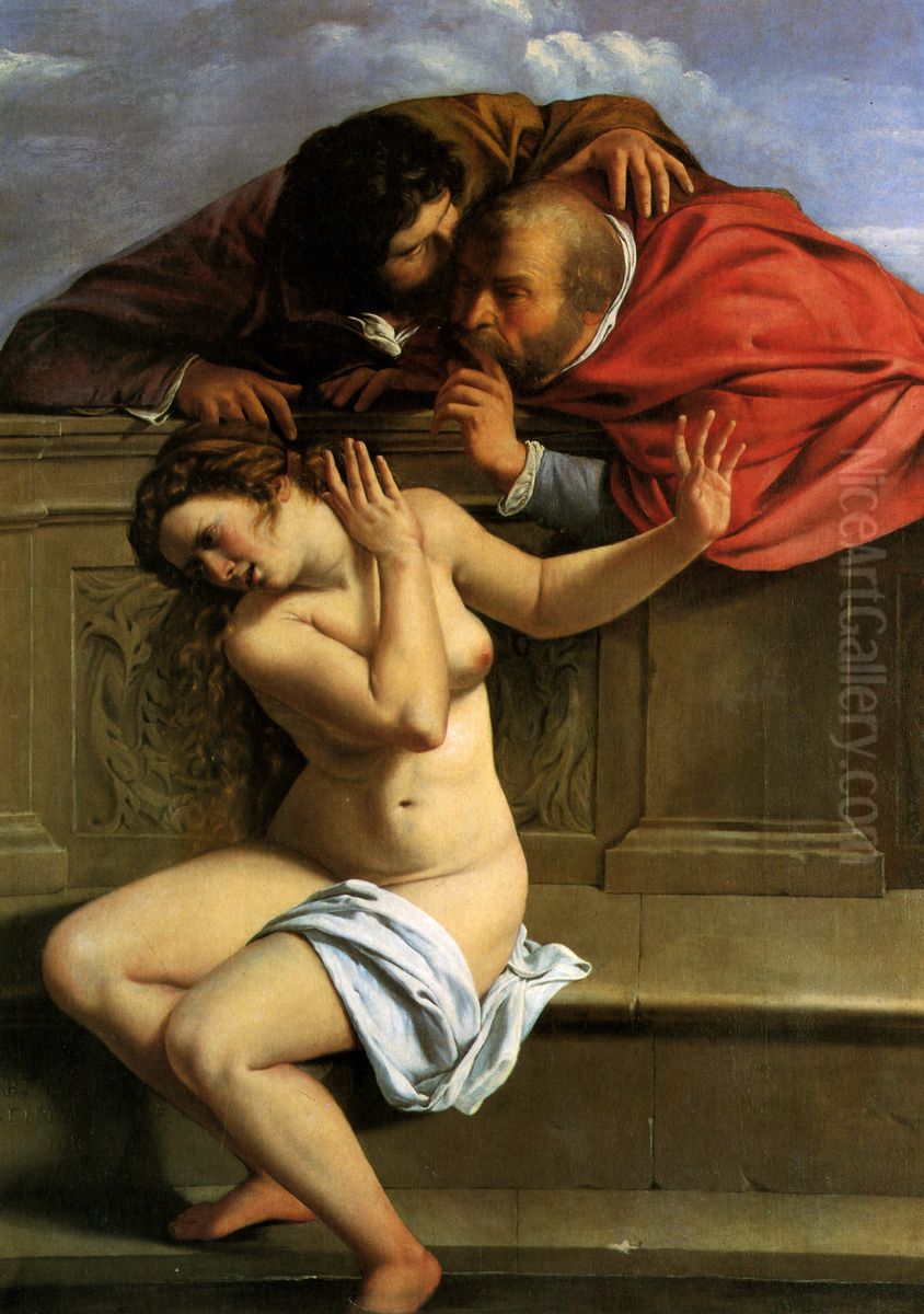 Susanna and the Elders Oil Painting by Artemisia Gentileschi